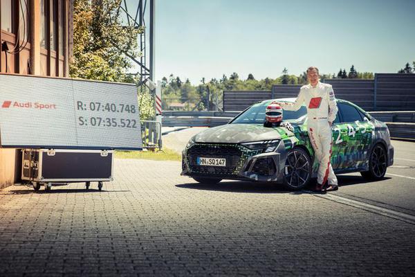 Audi RS3 2022 lập kỷ lục mới, trở thành mẫu sedan cỡ nhỏ nhanh nhất tại Nurburgring