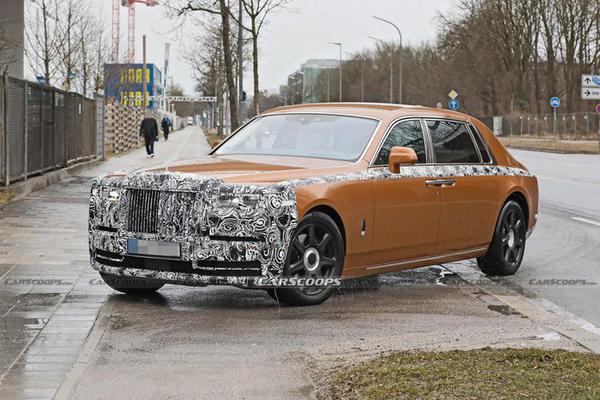 Lộ diện Rolls-Royce Phantom phiên bản mới chạy thử nghiệm
