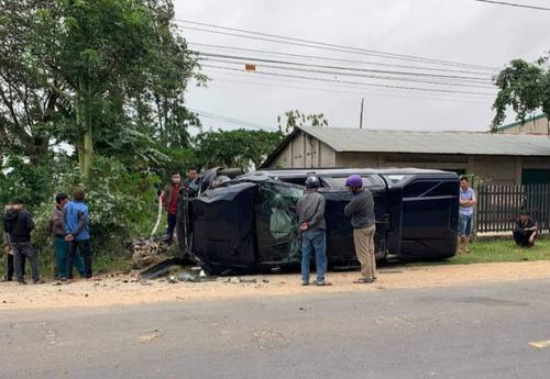 Hai người tử vong thương tâm sau cú va chạm với xe ô tô tại Đắk Lắk