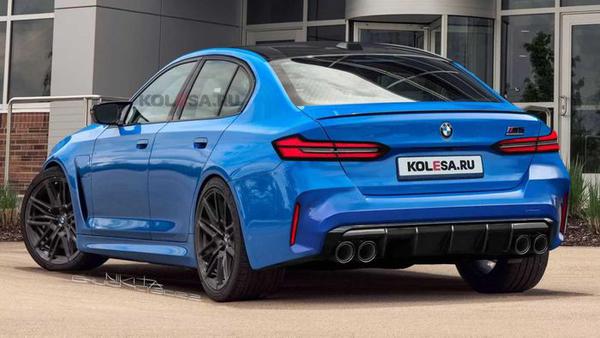 Lộ thiết kế hoàn toàn mới của BMW M5 2024