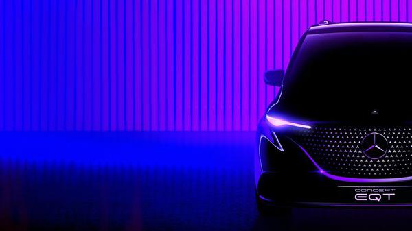 Mercedes EQT Concept xe van điện mới sẽ ra mắt vào ngày 10 tháng 5 sắp tới