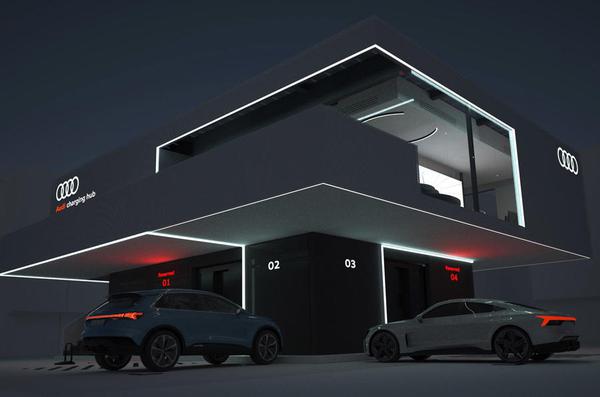 Audi triển khai xây dựng mạng lưới trung tâm sạc xe điện kiểu phòng chờ