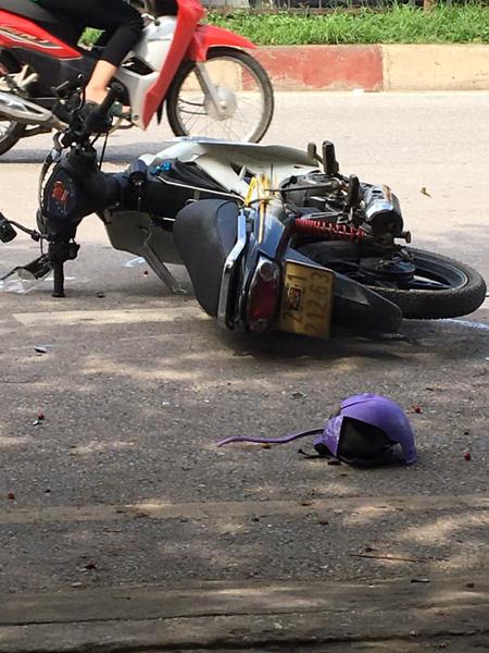 Lái xe máy tông vào ô tô tải đỗ bên đường, thanh niên tử vong tại Thái Nguyên