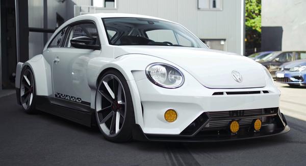 Volkswagen Beetle bản độ thân rộng, lấy cảm hứng từ game đua xe Gran Turismo Sport.