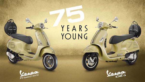 Vespa ra mắt 2 phiên bản đặc biệt kỷ niệm 75 năm ngày ra mắt có giá bán lên đến 118 triệu đồng