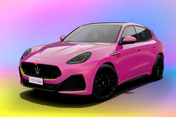 Maserati Grecale Trofeo phong cách búp bê Barbie với màu hồng thu hút phái nữ