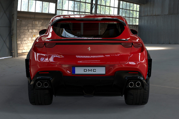 Trọn bộ ảnh siêu xe SUV Ferrari Purosangue 2023 màu đỏ thể thao