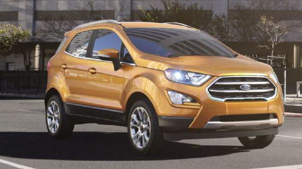 Phát hiện Ford EcoSport facelift chạy thử nghiệm với màu sơn ngoại thất mới