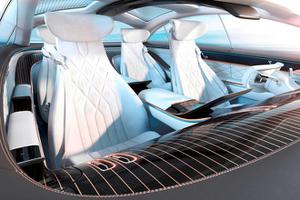Các mẫu ô tô điện mới của Mercedes-Benz có thiết kế mang hơi hướng tương lai.
