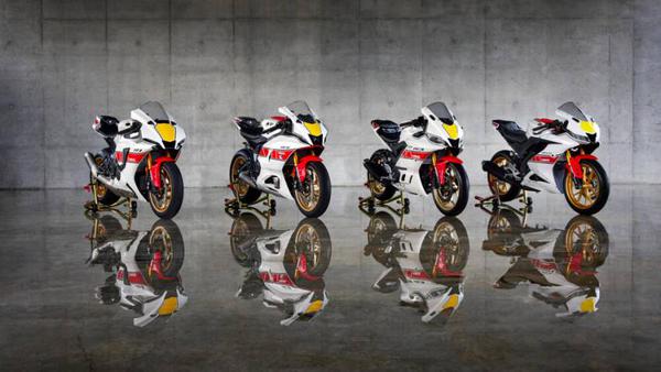 Yamaha ra mắt phiên bản kỷ niệm 60 năm cho các mẫu sportbike YZF-R1, R7, R3 và R125
