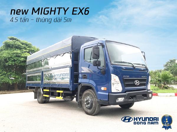 Hyundai Đông Nam độc quyền phân phối xe tải Mighty EX6 trọng tải lên đến 4,5 tấn
